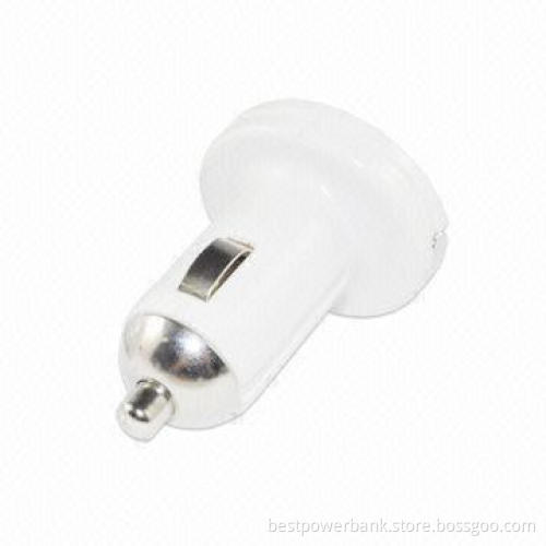 Single USB Car Charger with Handle, 12-24V DC Input Range